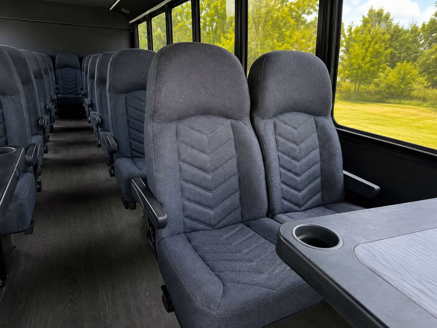 20 passenger minibus interior