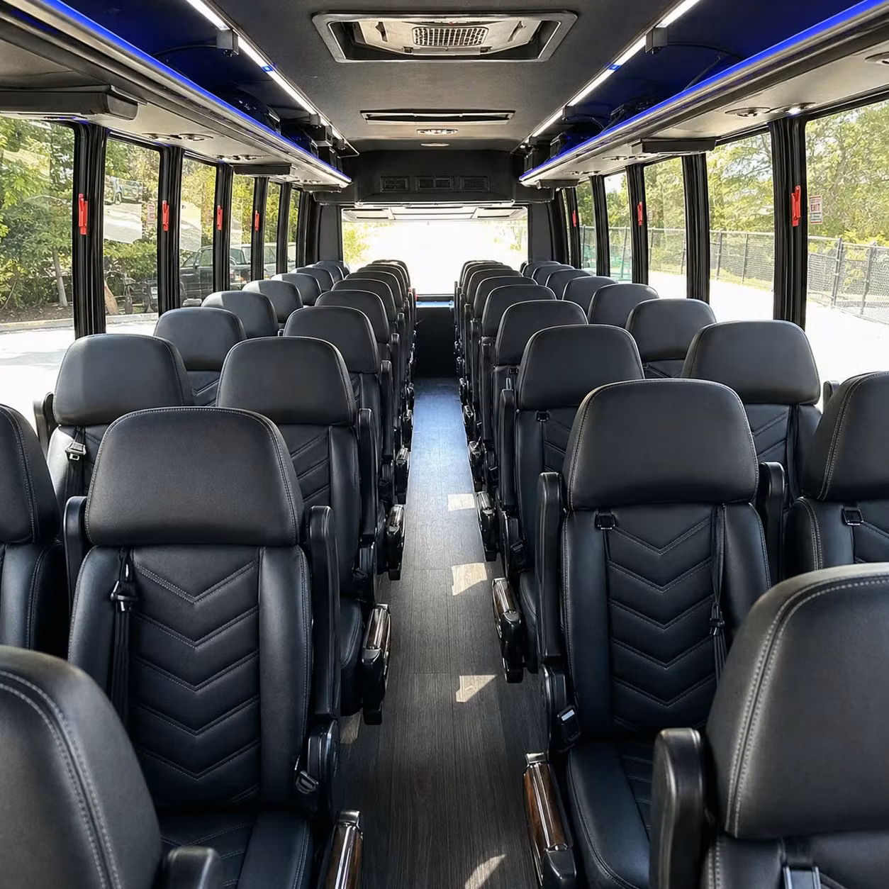 25 passenger minibus inside