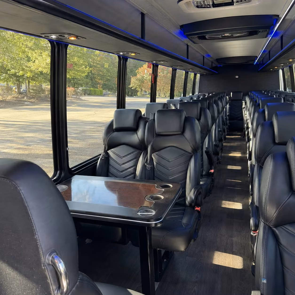 35 passenger minibus interior
