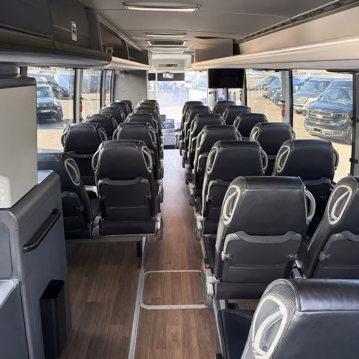 hillsboro charter bus inside