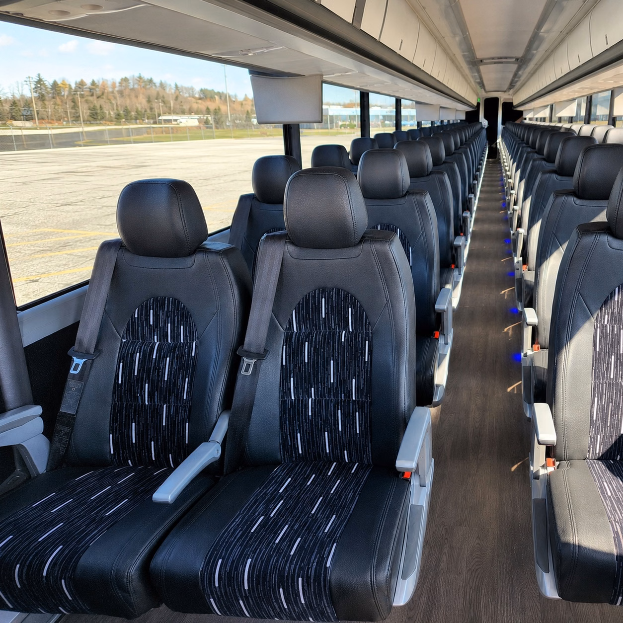 hillsboro charter bus interior gallery