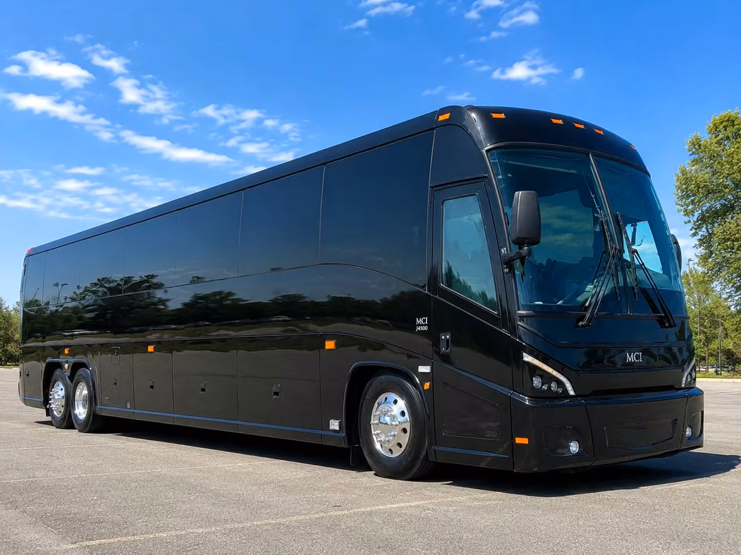 hillsboro charter bus rental exterior
