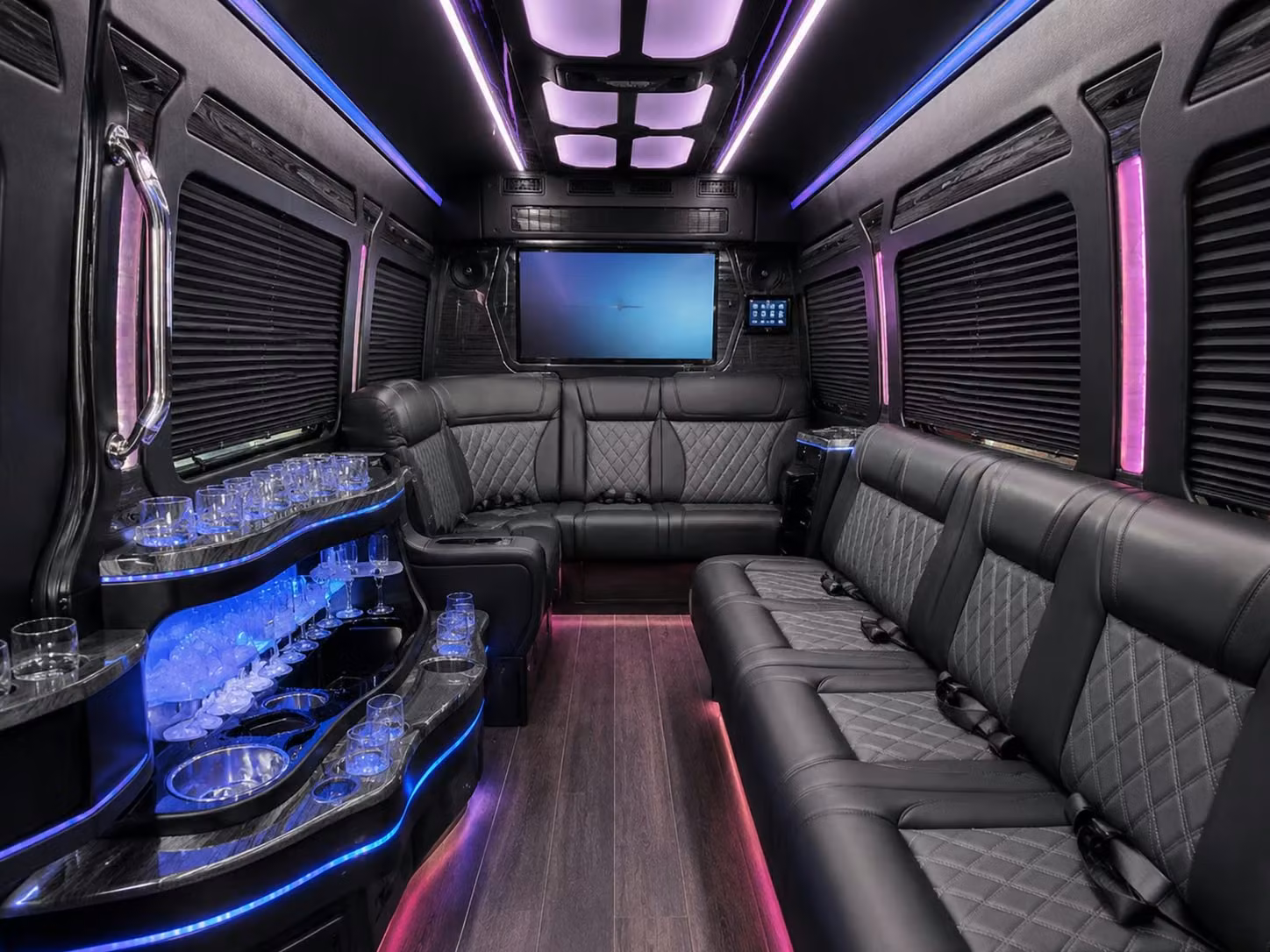 sprinter limousine inside
