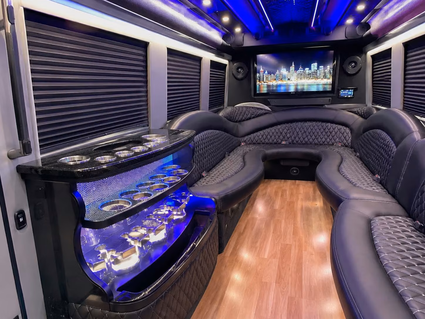with a party bus the concert starts before you even arrive